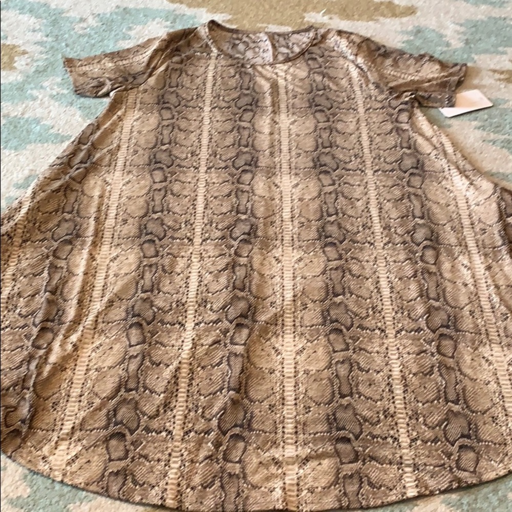 Snake skin print Dress